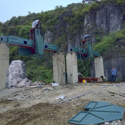 铭泽2200型锯石机 耐火砖切砖机 水泥管切割机 大型锯石机