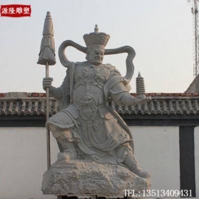 现货石雕四大天王寺庙四大金刚四大护法佛像哼哈二将青石人物石雕